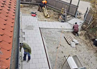 Fortschritte an den Außenanlagen