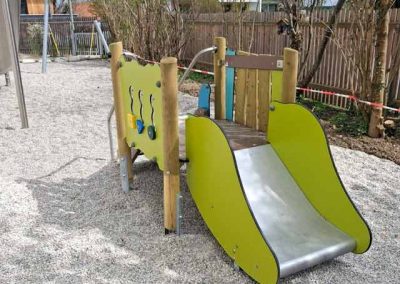 Die Rutsche für die Kleinen